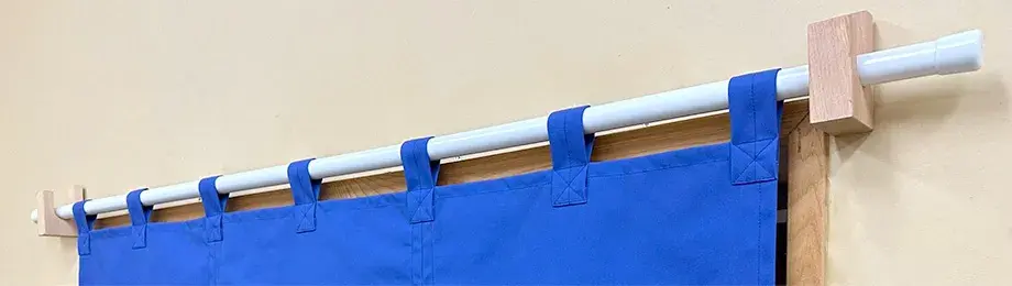 のれん用ポール