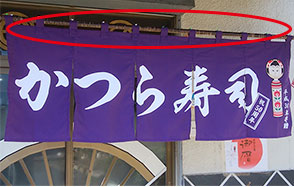 仕立て部分