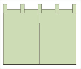 デザインサンプル集 仕切りのれん