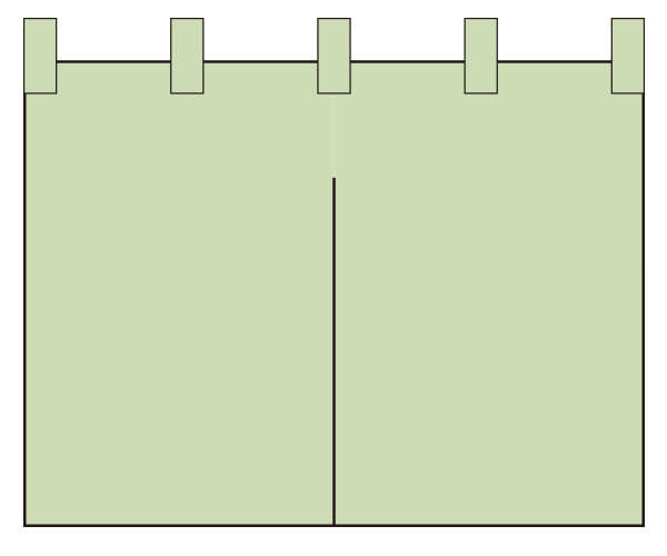デザインサンプル集 仕切りのれん